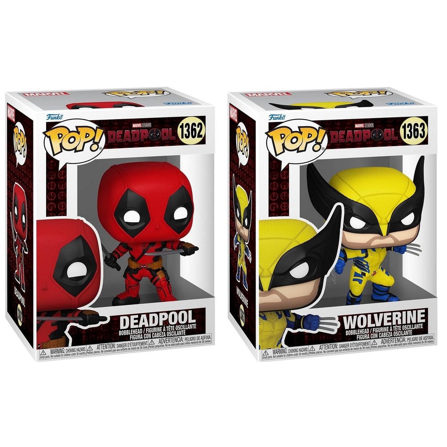 Funko POP ! Marvel Deadpool - Wolverine 1363 Deadpool 1362